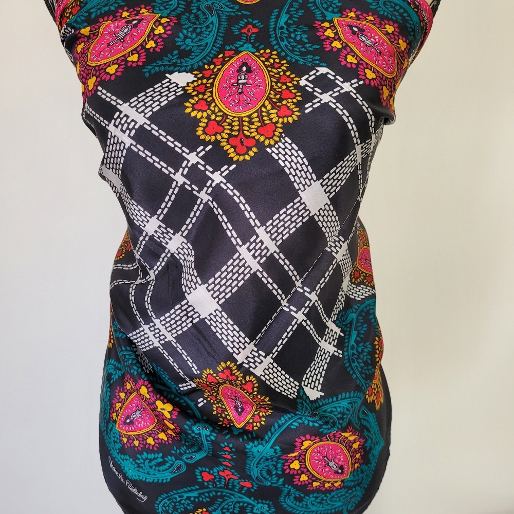 Vintage Diane Von Furstenberg 100%Silk Scarf *New With Tags*